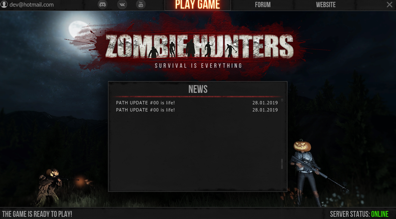 Launcher Zombie Hunters